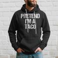 Vorgeben Ich Bin Ein Taco Lustig Faul Halloween-Kostüm Hoodie Geschenke für Ihn