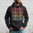 Wesley Gift Name Personalized Funny Retro Vintage Birthday Hoodie Gifts for Him