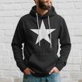 White Star On Front Hoodie Gifts for Him