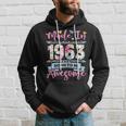 Womens Made In 1963 Floral 60 Year Old 60Th Birthday Gifts Hoodie Gifts for Him
