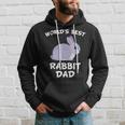 Worlds Best Rabbit Dad Bunny Owner Gift For Mens Hoodie Gifts for Him