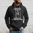 Worlds Most Okayest Firefighter Funny Fireman Hoodie Gifts for Him
