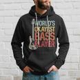Worlds Okayest Bass Player Bassists Musician Hoodie Gifts for Him