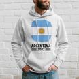 Argentina Flag Soccer Jersey Football Fans Men Hoodie Graphic Print Hooded Sweatshirt Gifts for Him