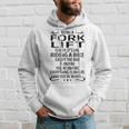 Being A Fork Lift Like Riding A Bike Hoodie Gifts for Him