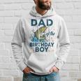 Dad Of The Birthday Boy Fishing Birthday Bass Fish Bday Hoodie Gifts for Him