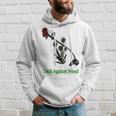 Dads Against Weed Funny Gardening Lawn Mowing Fathers Men Hoodie Graphic Print Hooded Sweatshirt Gifts for Him