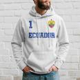 Ecuador Soccer Jersey Number One Ecuadorian Flag Futebol Fan Men Hoodie Gifts for Him