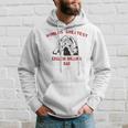 English Bulldog Best Dog Dad Ever Fun Bulldogs Pup Hoodie Gifts for Him