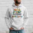 Everyone Communicates Differently Autism Special Education Hoodie Gifts for Him