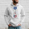 Faith Family Freedom Hearts - 4Th Of July Patriotic Flag Hoodie Gifts for Him