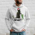 Funny Black Cat Pushing Christmas Tree Over Cat Christmas V2 Men Hoodie Graphic Print Hooded Sweatshirt Gifts for Him