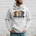 Funny Dogs Make Me Happy Humans Make My Head Hurt Hoodie Gifts for Him