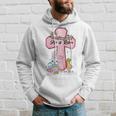 He Is Risen Bunny Cross Vintage Happy Easter Day 2023 Hoodie Gifts for Him