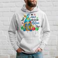 In April We Wear Blue Gnome Autism Awareness Month Hoodie Gifts for Him