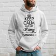 Keep Calm And Let Remy Handle It | Funny Name Gift - Hoodie Gifts for Him