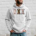 Leopard Easter Bunny Rabbit Trio Cute Easter Hoodie Gifts for Him