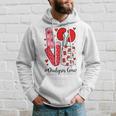 Love Dialysis Crew Valentines Nurse Family Group Nursing Hoodie Gifts for Him