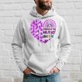 Love Heart Purple Up Military Child Month Military Kids Gift Hoodie Gifts for Him