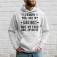 Mens I Know You Like My Dad Bod Funny Vintage Dad Bod Hoodie Gifts for Him