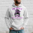 Messy Bun In May We Wear Purple Lupus Awareness Month Hoodie Gifts for Him