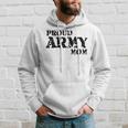 Proud Us Army Mom American Military Family Mother Gift Hoodie Gifts for Him