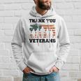 Thank You Veterans - Funny Gifts For Veterans Dad Grandpa Hoodie Gifts for Him