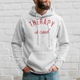 Therapy Is Cool Mental Health Matters Awareness Therapist Hoodie Gifts for Him