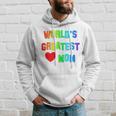 Worlds Greatest Mom Rainbow Hoodie Gifts for Him