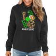 Para Squad Love Gnomes Teacher Shamrock St Patricks Day  Women Hoodie
