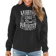 21St Birthday Vintage Legends Born In 2002 21 Years Old V4 Women Hoodie