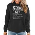 5 Things You Should Know About My Wife V2 Women Hoodie
