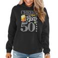 50Th Birthday Shirt Cheers And Beers To 50 Years Women Hoodie