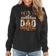 Awesome Dad Greatest Dad Fathers Day Greatest Dad Typography V2 Women Hoodie