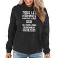 Biker Hoodie Schwarz mit Französischem Spruch für Motorradfans