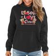 Cute Bear Funny Labor And Delivery Nurse Valentines Day Women Hoodie