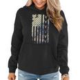 Deer Hunting American Flag 4Th Of July Fathers Day Christmas Women Hoodie