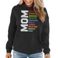 Funny Mothers Day Mom Loving Strong Amazing Mothers Day Women Hoodie