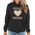 Gingerbread Heart And Deer Cookie Funny Ugly Christmas Sweater Funny Gift Women Hoodie