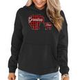 Grandma Bear Buffalo Plaid Weihnachten Frauen Hoodie