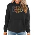 Herren Vatertagsgeschenk Kapitän Papa Geburtstag Geschenk Frauen Hoodie