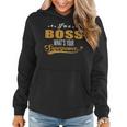 Im A Boss Whats Your Superpower Funny Foreman Coworker Women Hoodie Graphic Print Hooded Sweatshirt