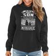 Im Not A Perfect Son But My Crazy Mom Loves Me On Back Women Hoodie