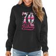 Its My 70Th Birthday Gift Queen 70 Years Old Shoes Crown Diamond Funny Gift Women Hoodie