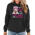 Just A Girl Who Loves Anime Ramen And Sketching N Girl Women Hoodie