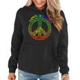 Love Peace 60Er 70Er Jahre Hippie-Kostüm Frauen Hoodie