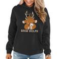 Lustiges Bierbrau-Rentier Frauen Hoodie