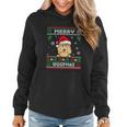 Merry Woofmas Goldendoodle Dog Funny Ugly Christmas Sweater Cool Gift Women Hoodie
