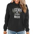 Personalisiertes Legends Named Nico Hoodie, Ideales Präsent für Nico