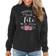 Promoted To Great Titi Est 2023 Floral Mom Mothers Day Gift For Womens Women Hoodie